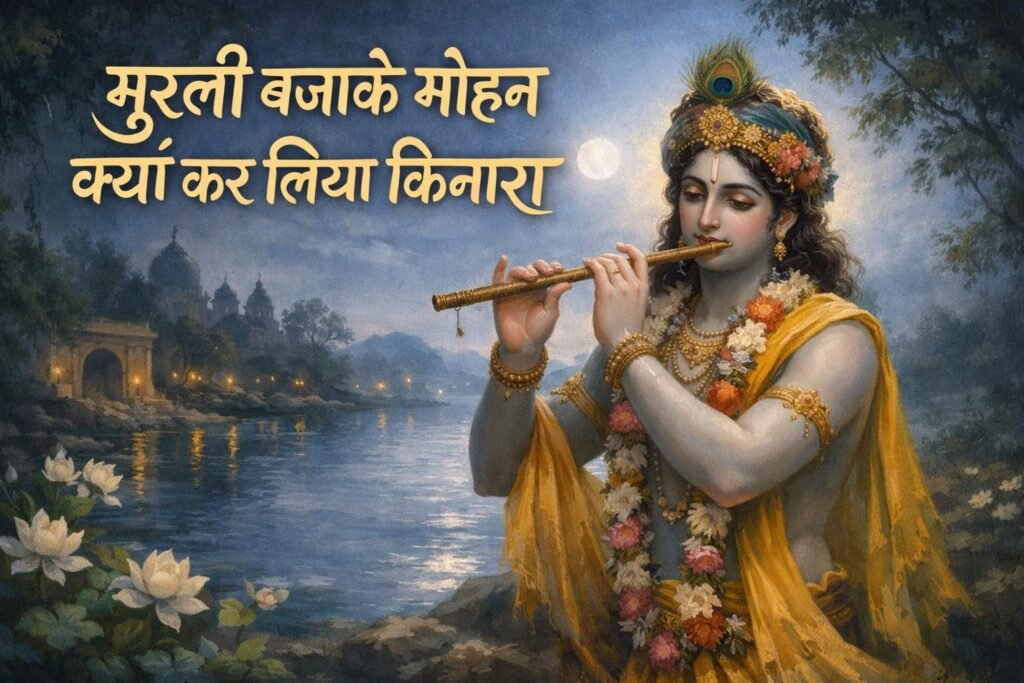 मुरली बजाके मोहना क्यों कर लिया किनारा